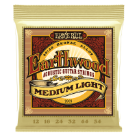 Ernie Ball EARTHWOOD MEDIUM LIGHT 80/20 12-54 akustiskās ģitāras stīgas