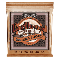 Ernie Ball EARTHWOOD EXTRA LIGHT PHOSPHOR BRONZE 10-50 akustiskās ģitāras stīgas
