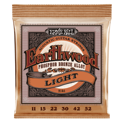 Ernie Ball EARTHWOOD LIGHT PHOSPHOR BRONZE 11-52 akustiskās ģitāras stīgas