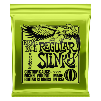 Ernie Ball REGULAR SLINKY 10-46 electric guitar strings