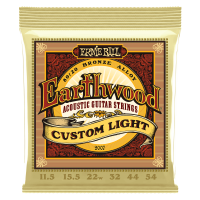 Ernie Ball EARTHWOOD CUSTOM LIGHT 80/20 11.5-54 acoustic steel strings