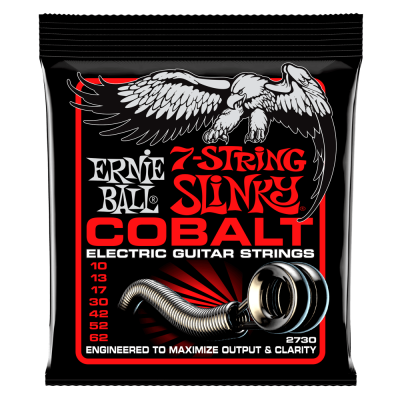 Ernie Ball SLINKY COBALT 10 -62 струны для электрогитары