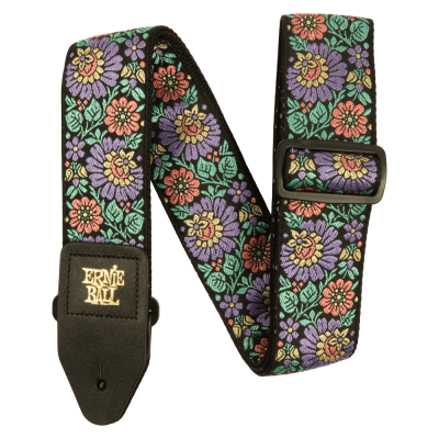 Ernie Ball Evening Bloom Jacquard Strap siksna