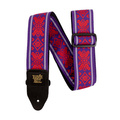 Ernie Ball Royal Flush Red Jacquard Strap Ремень