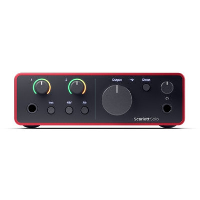 Focusrite Scarlett Solo 4rd Gen audio skaņas karte