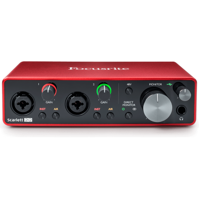 Focusrite Scarlett 2i2 3rd Gen Audio interfeiss