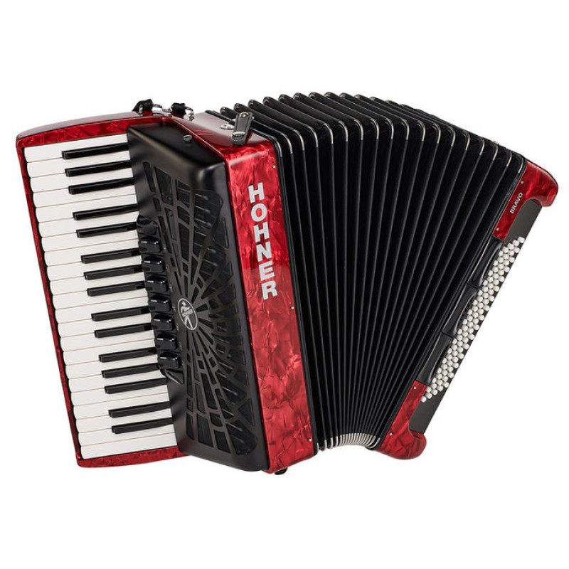 Accordion  Hohner Bravo III 80 Red