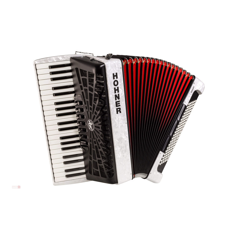 Akordeons Hohner Bravo III 120 White