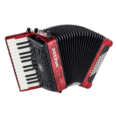 Akordeons Hohner Bravo II 48 Red