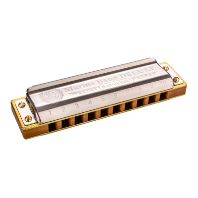 Hohner MARINE BAND Deluxe D Harmonica