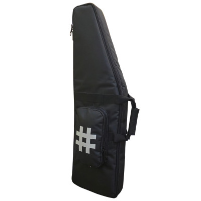 Bag with reflective patch for ethnographic kokle 