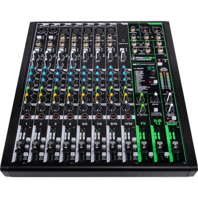 Mackie ProFX12v3 12-channel professional effects mixer with usb