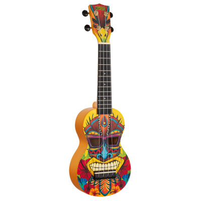 Mahalo Art Tiki Ukulele