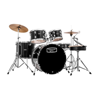 Mapex Tornado Fusion 5-pc Black Bungu komplekts