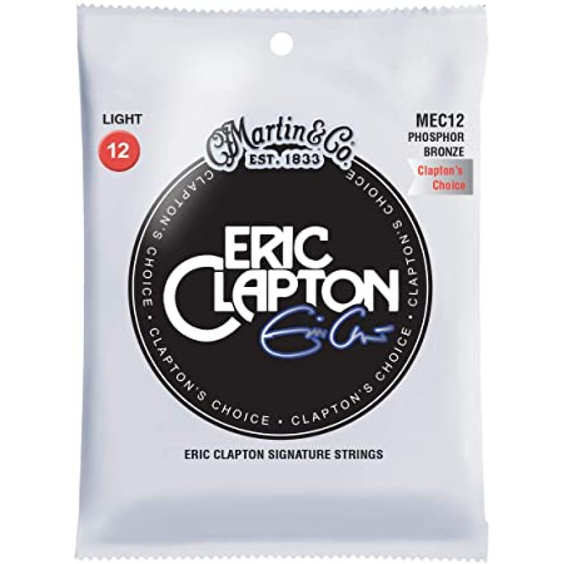 Martin Eric Clapton MEC12 akustiskās ģitāras stīgas