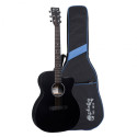 Martin Guitars OMC-X1E Black Elektro-akustiskā ģitāra