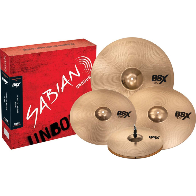 Sabian B8X Performance Set Cymbal Pack