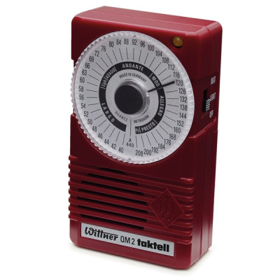 Wittner Taktell QUARTZ QM2 Ruby red Metronoms