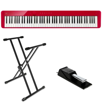 Casio PX-S1100RD Digitālās klavieres (Ar statīvu un pedāli)