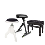 Various stools and benches