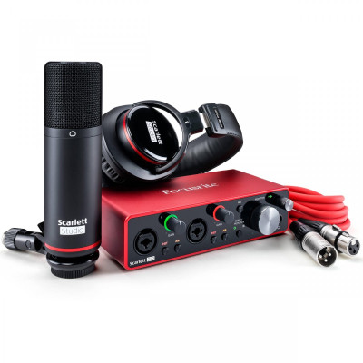 Focusrite Scarlett 2i2 Studio 3rd Gen Studijas komplekts  