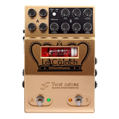 Two Notes Le Crunch Dual Channel Preamp Effect pedal